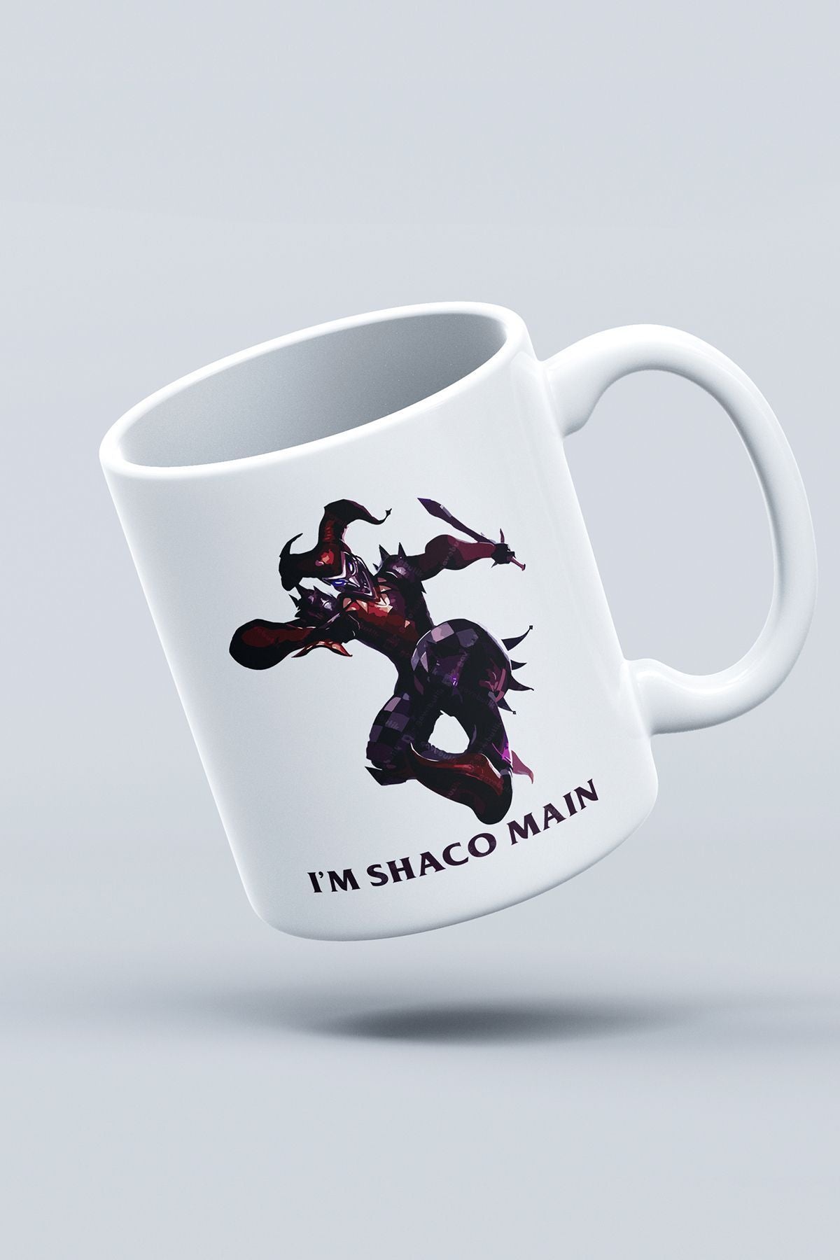 Yılbaşı Hediyesi "ı'm Shaco Main" Leuge Of Legend Baskılı Kupa Bardak