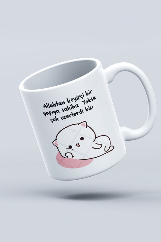 "allahtan Keyifçi Bi Yapımız Var" Baskılı Kupa Bardak - Sevgililer Günü Hediye