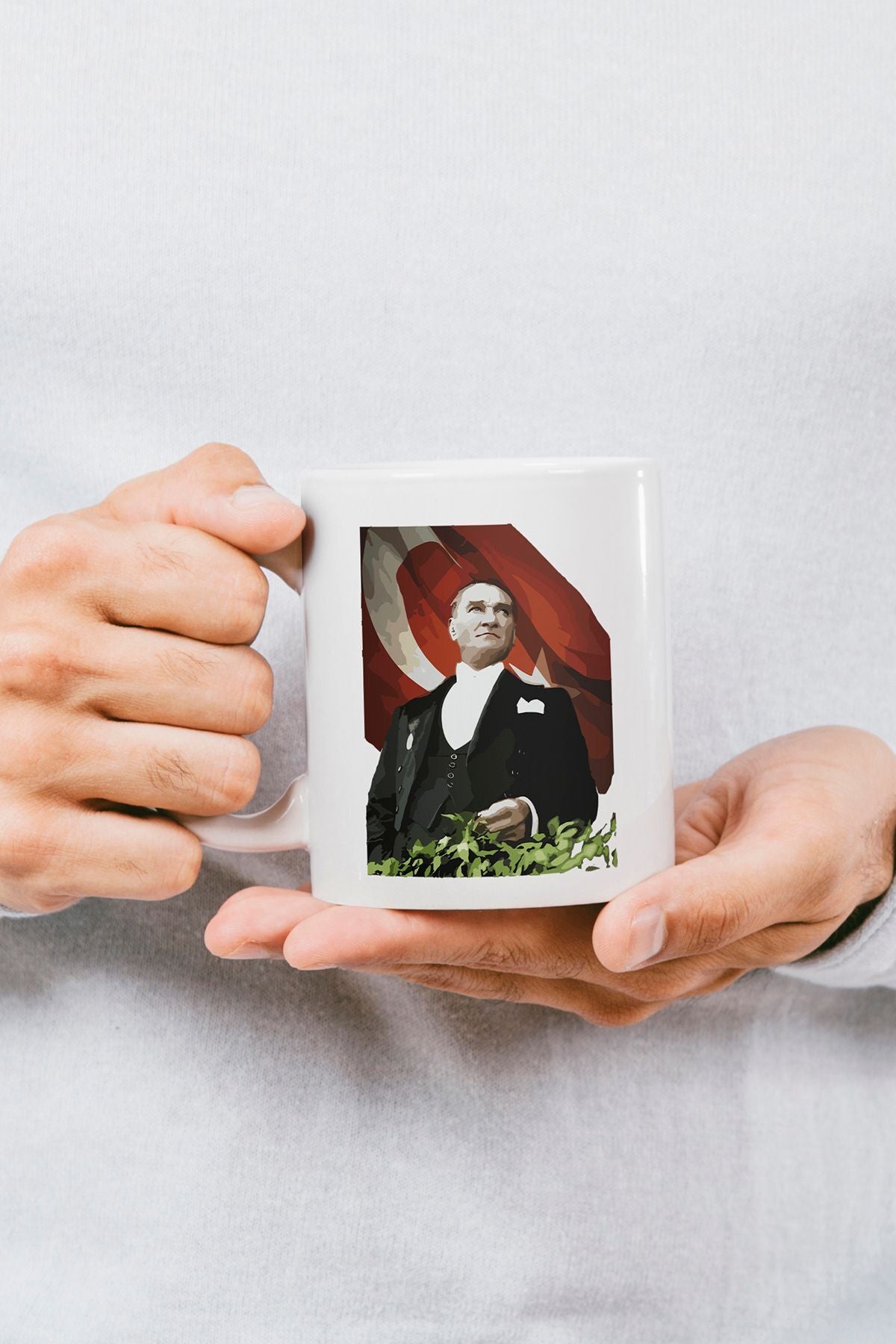 "Atatürk" Baskılı Hediyelik Kupa Bardak I
