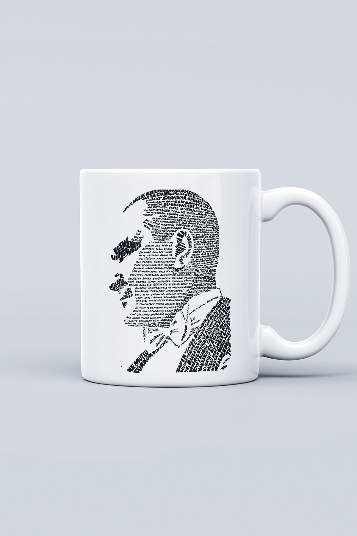 "Atatürk" Baskılı Hediyelik Kupa Bardak H