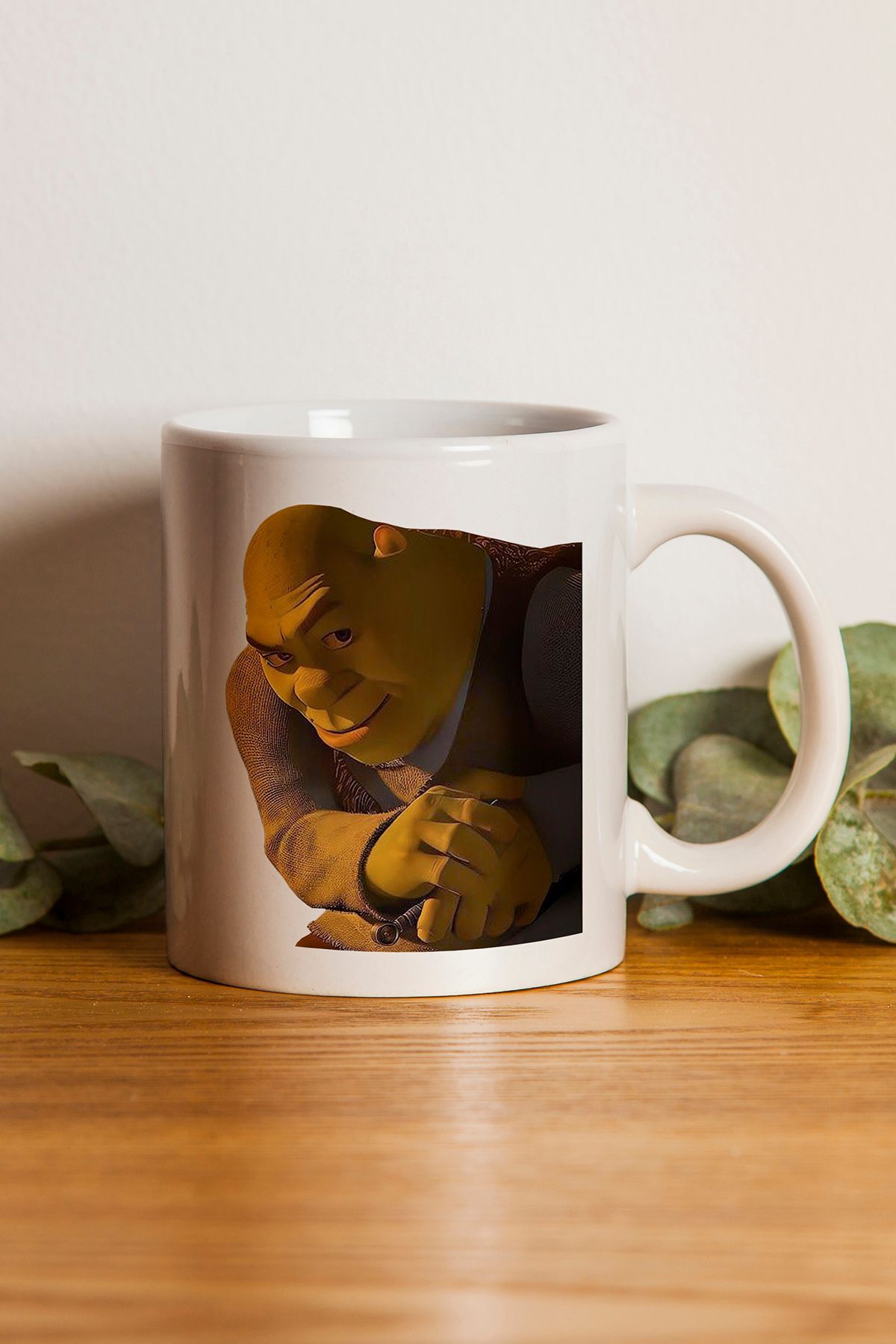 "Shrek rizz" Çizgi Karakter Baskılı Hediyelik Kupa Bardak