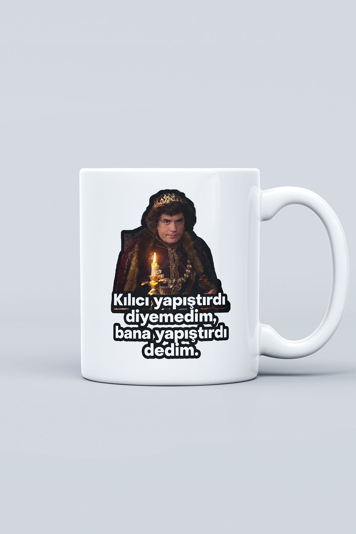 "Kılıcı Yapıştırdı Diyemedim,Bana Yapıştırdı Dedim." Prens Repliği Baskılı Kupa Bardak