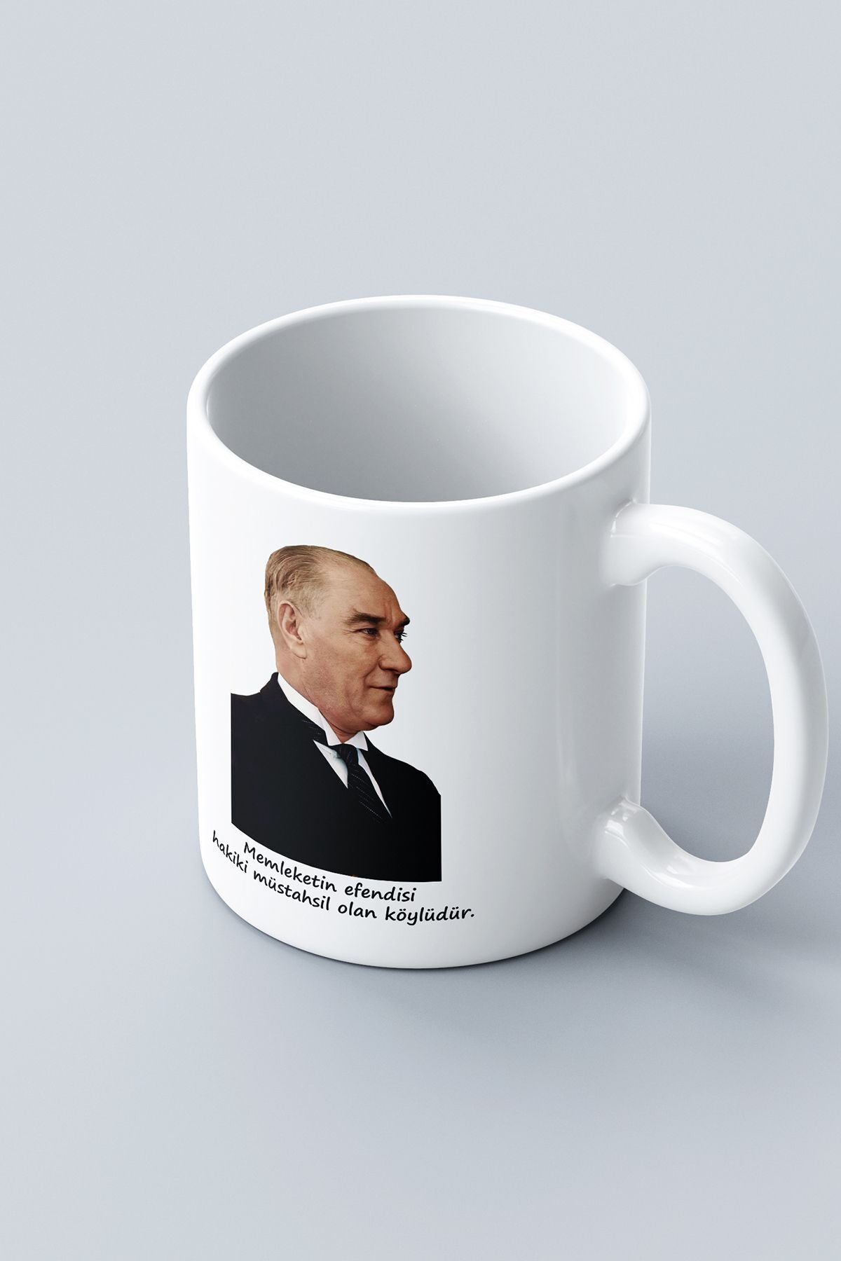 "Atatürk" Baskılı Hediyelik Kupa Bardak E