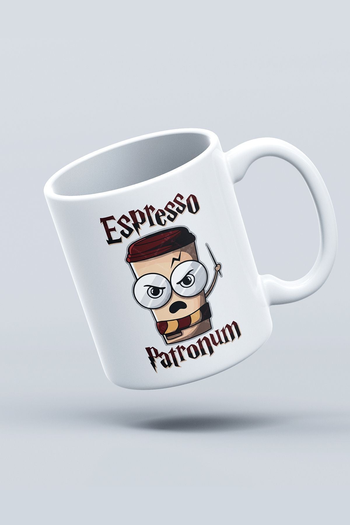 Öğretmenler Günü Hediyesi Espresso Patronum - Harry Potter Baskılı Kupa Bardak