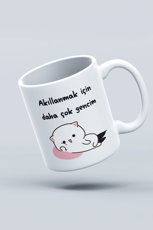 "akıllanmak Için Daha Çok Gencim" Baskılı Kupa Bardak - Sevgililer Günü Hediye