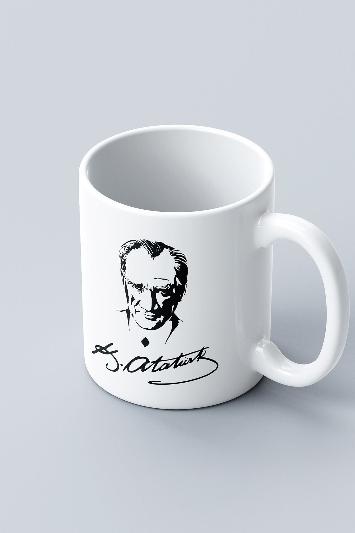 "Atatürk" Baskılı Hediyelik Kupa Bardak B