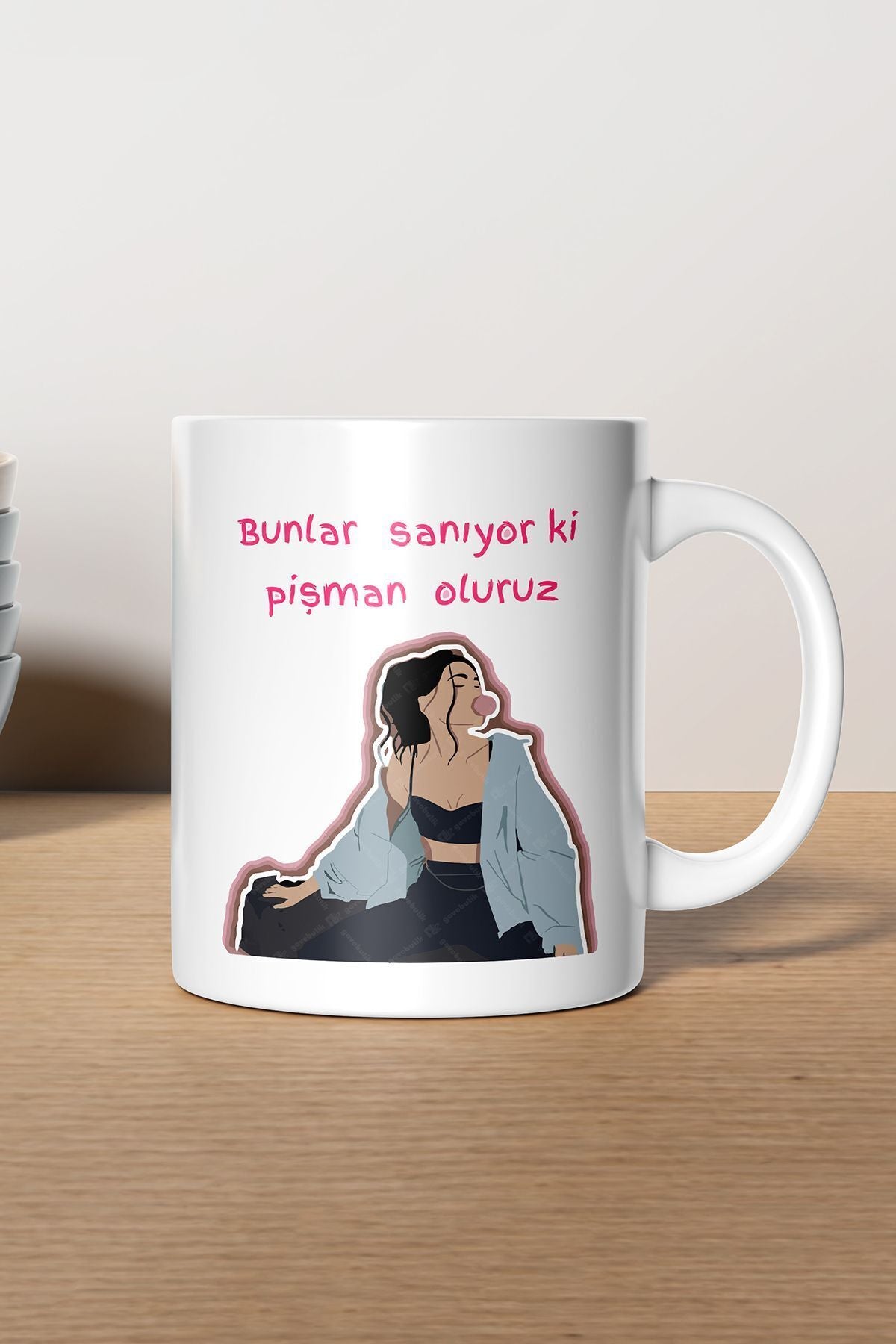 "bunlar Sanıyor Ki Pişman Oluruz" Baskılı Kupa Bardak - Sevgililer Günü Hediye