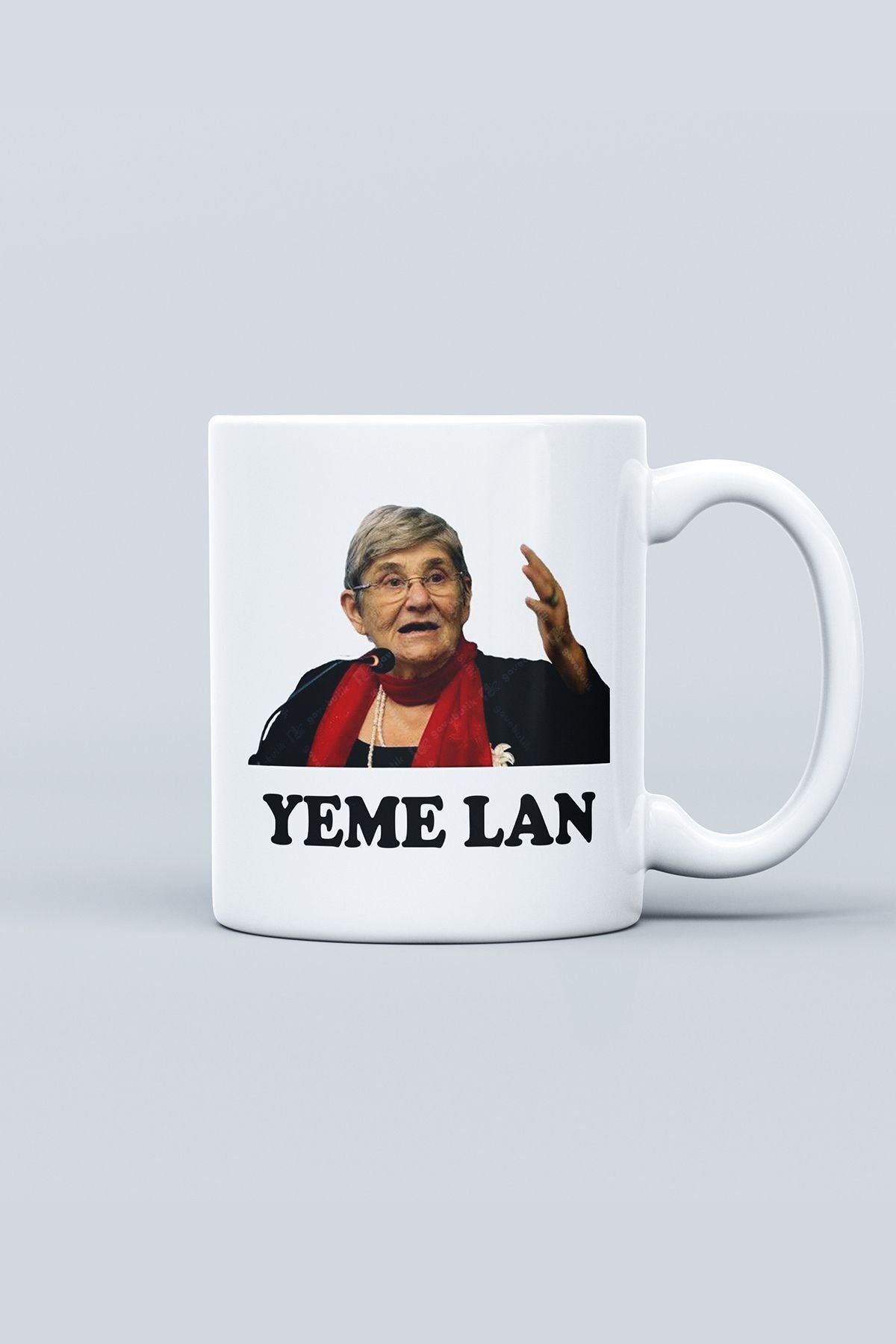 Öğretmenler Günü Hediyesi "yeme Lan" Canan Karatay Baskılı Kupa Bardak