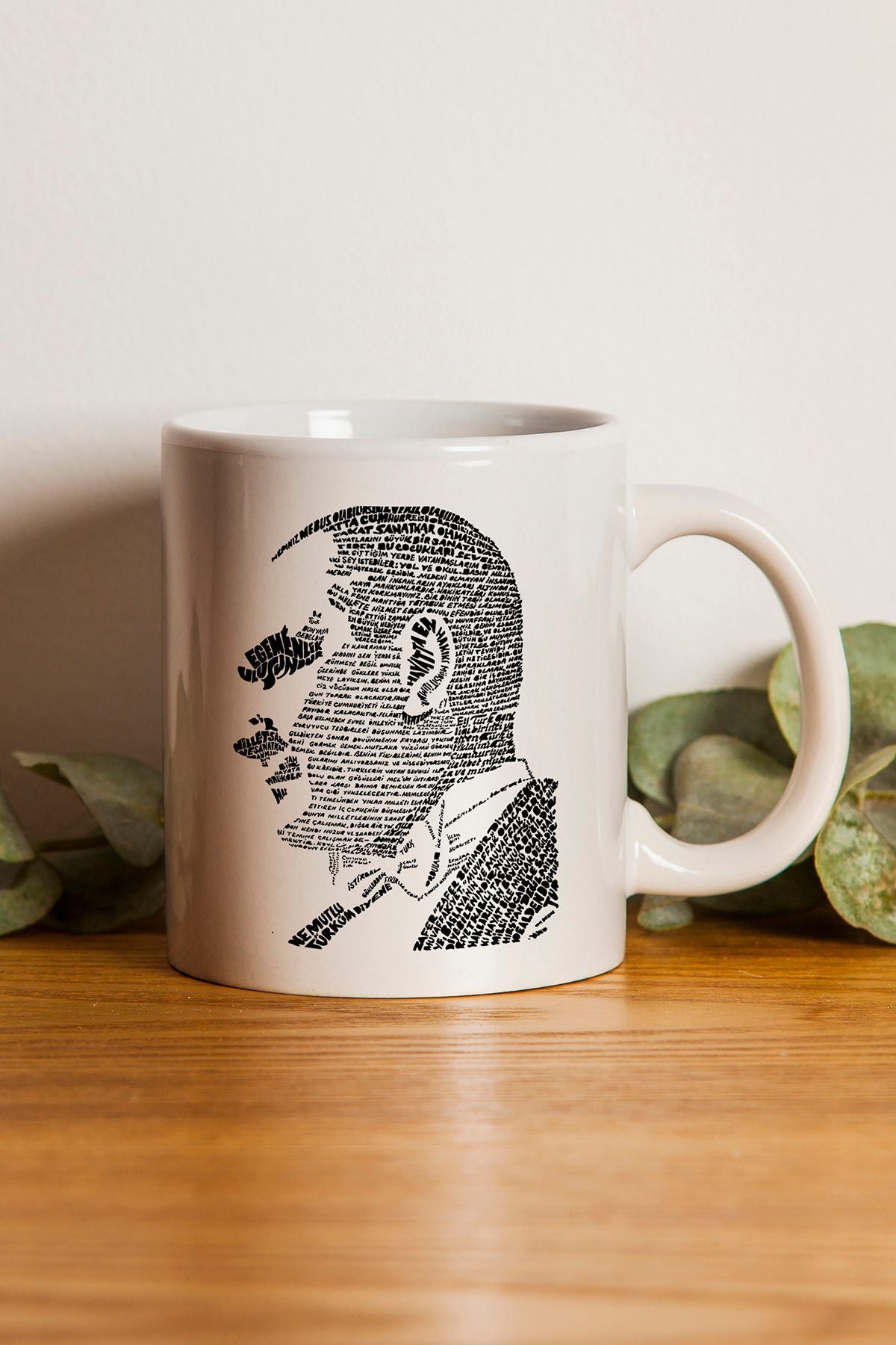 "Atatürk" Baskılı Hediyelik Kupa Bardak H