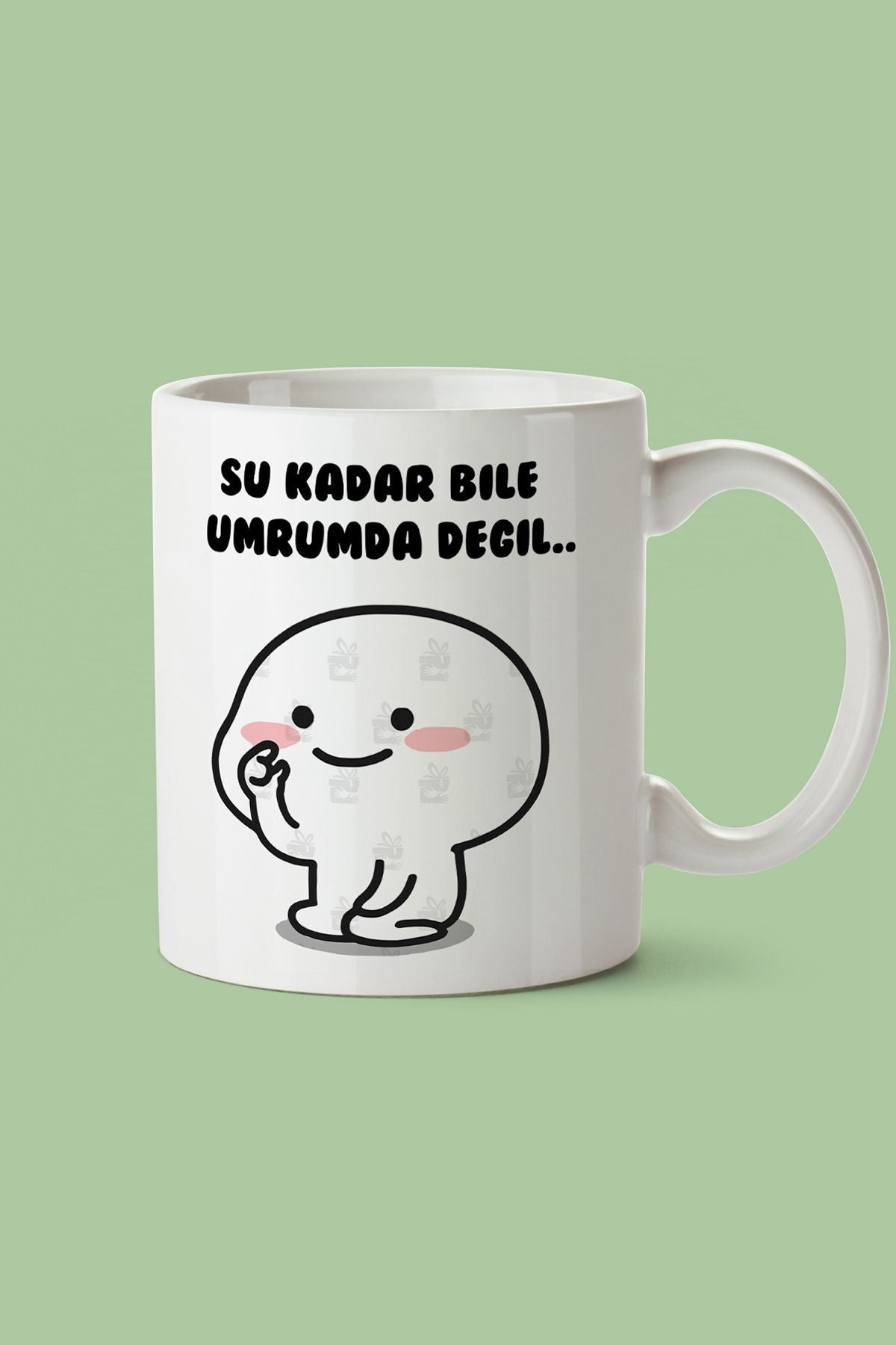 Öğretmenler Günü Hediyesi "şu Kadar Bile Umrumda Değil" Baskılı Kupa