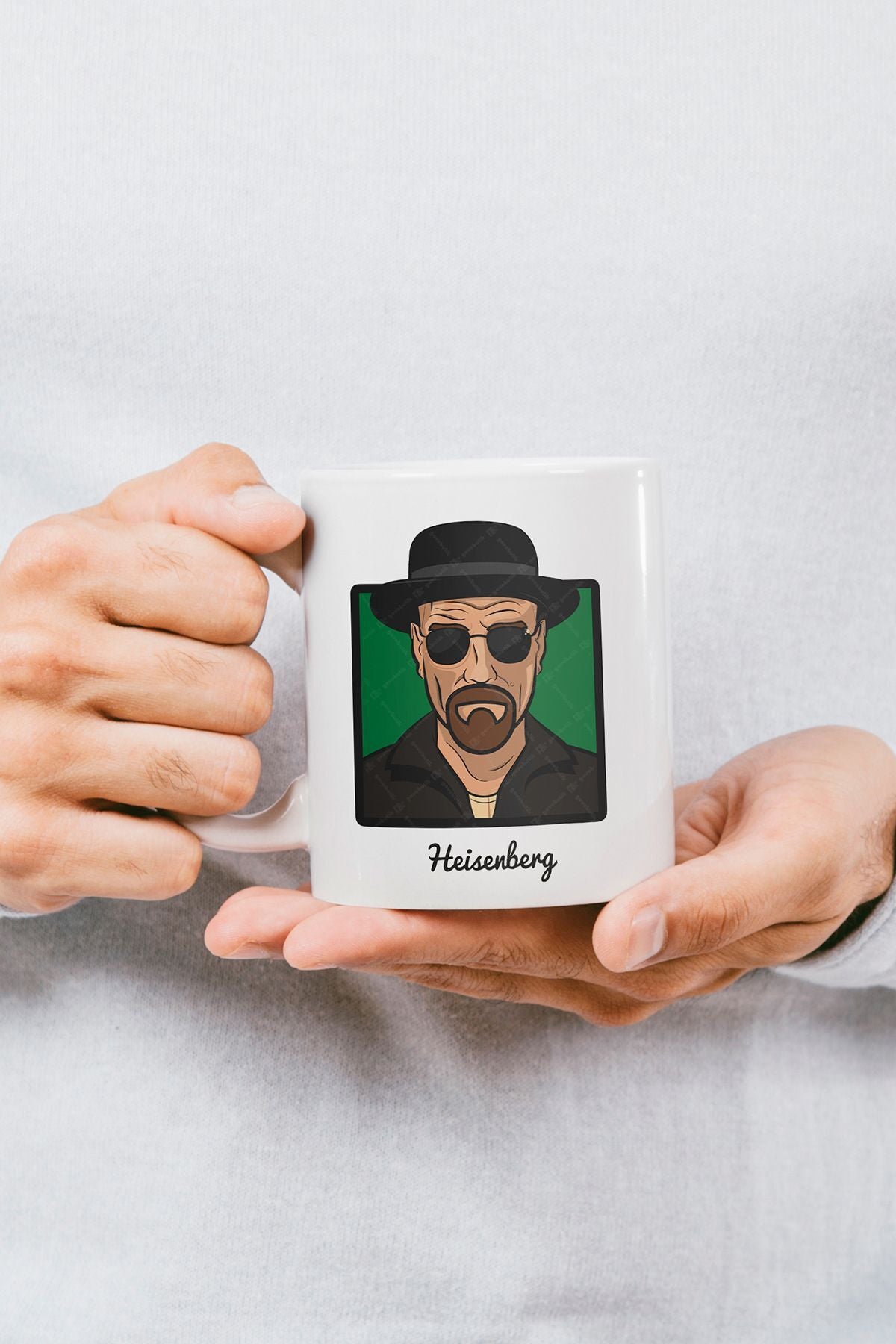 "heisenberg" Breaking Bad Baskılı Kupa Bardak - Sevgililer Günü Hediye