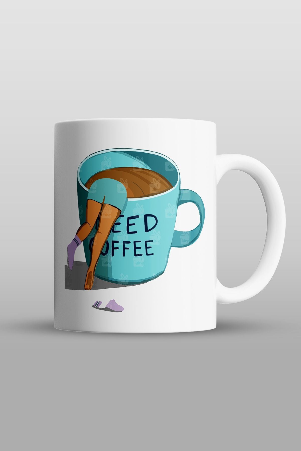 "need Coffee" Baskılı Kupa Bardak - Sevgililer Günü Hediye