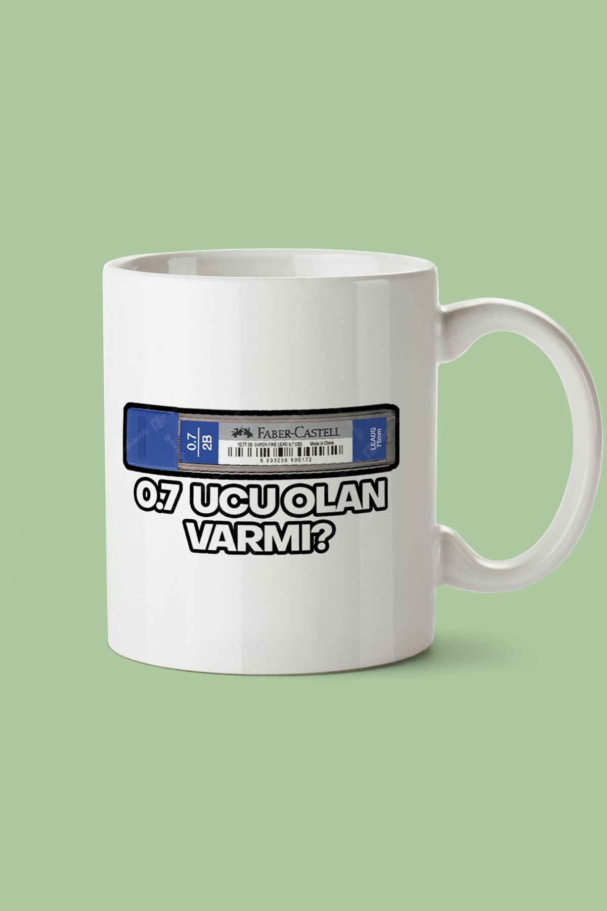 "0.7 Ucu Olan Varmı" Baskılı Kupa Bardak