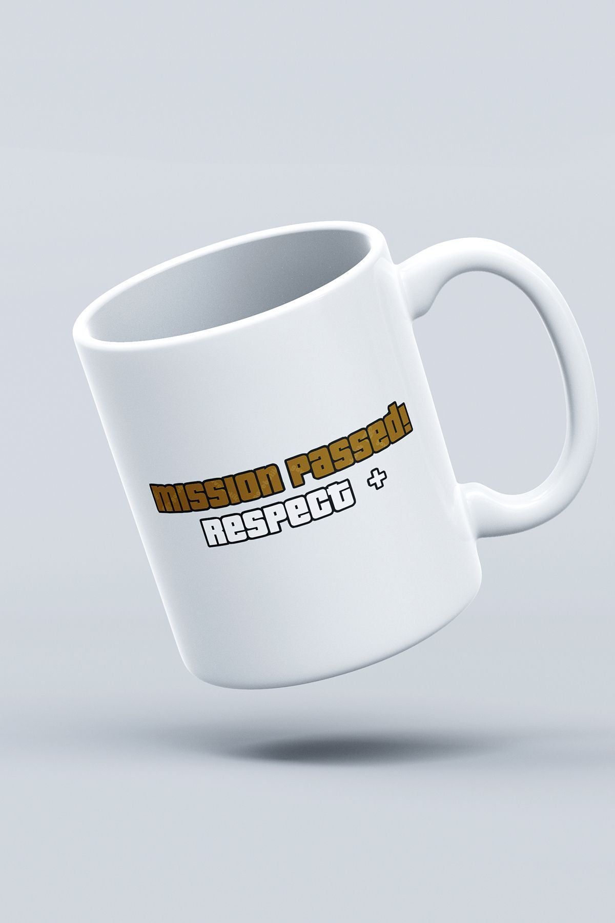 "Mission Passed! Respect+" Baskılı Kupa Bardak