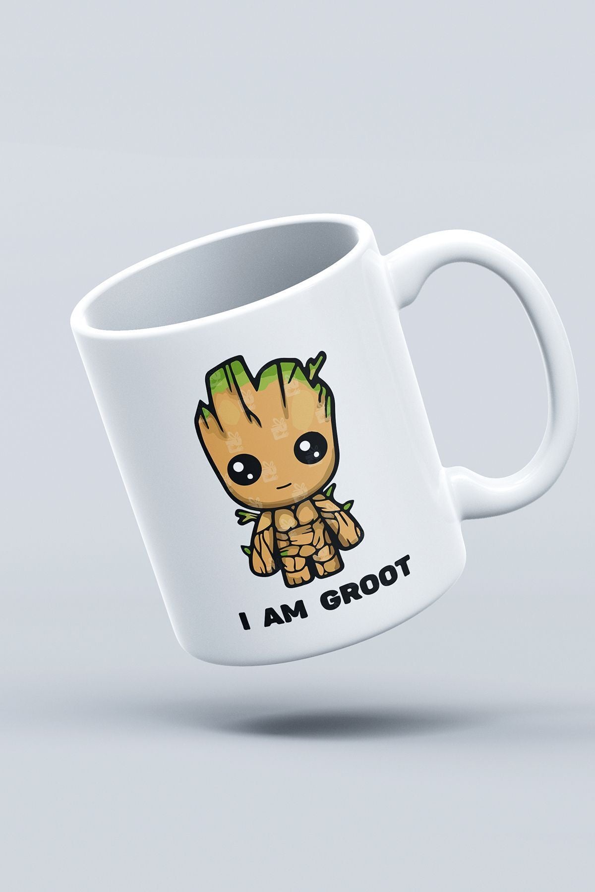Yılbaşı Hediyesi "ı Am Groot" Marvel Baskılı Kupa Bardak