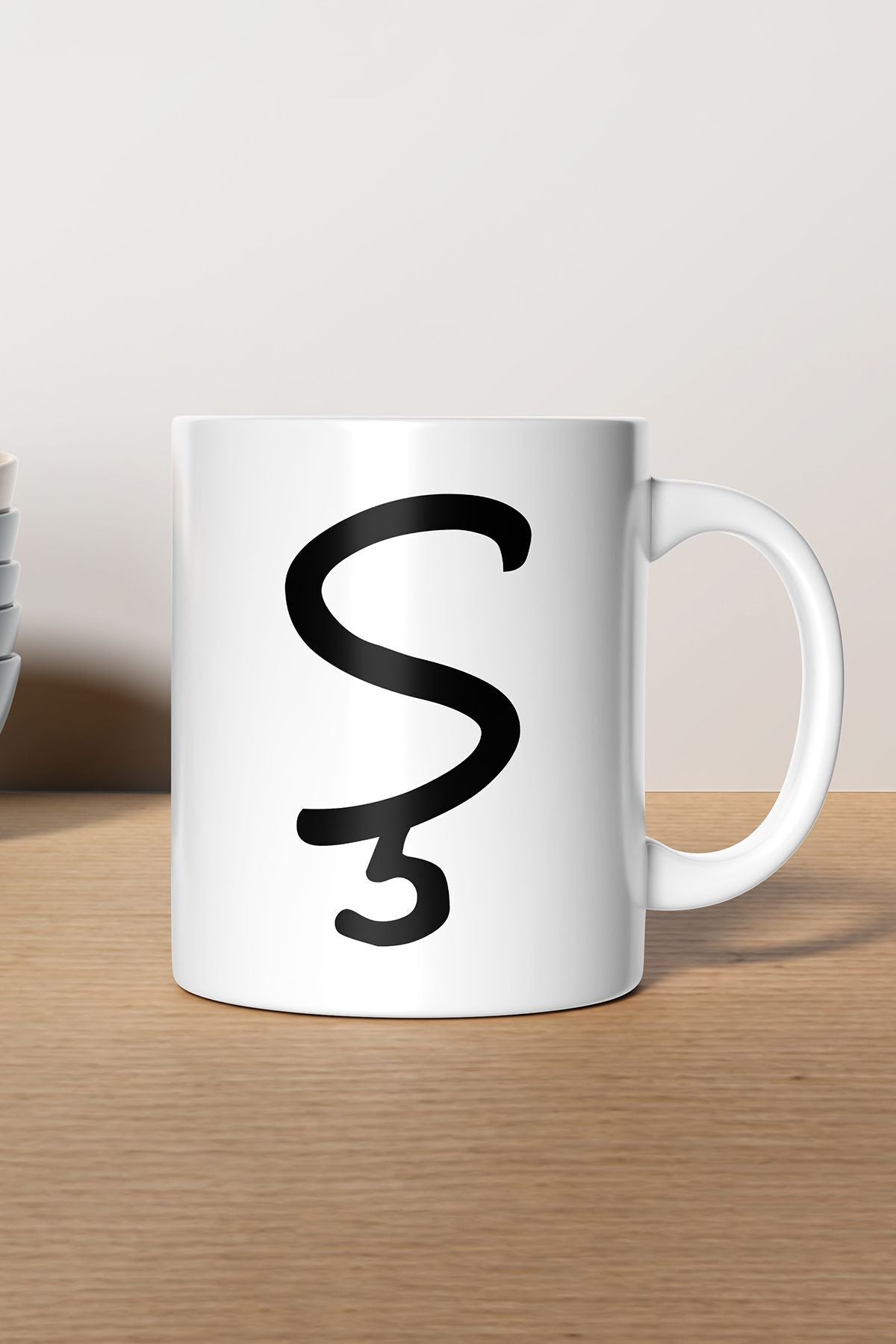 "Ş" Harfi Baskılı Hediyelik Kupa Bardak