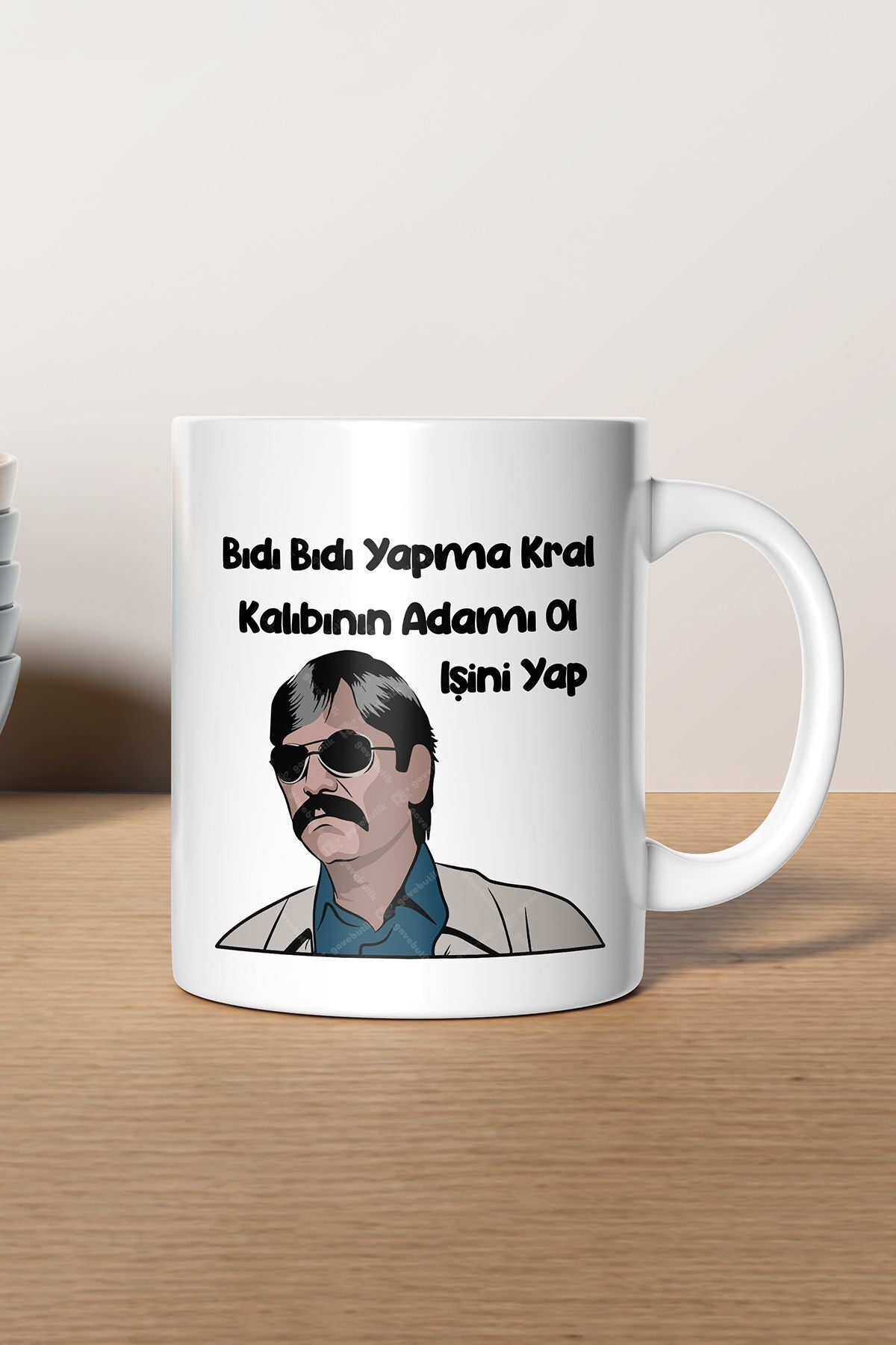 "bıdı Bıdı Yapma Kral" Kurtlar Vadisi Baskılı Kupa Bardak - Sevgililer Günü Hediye