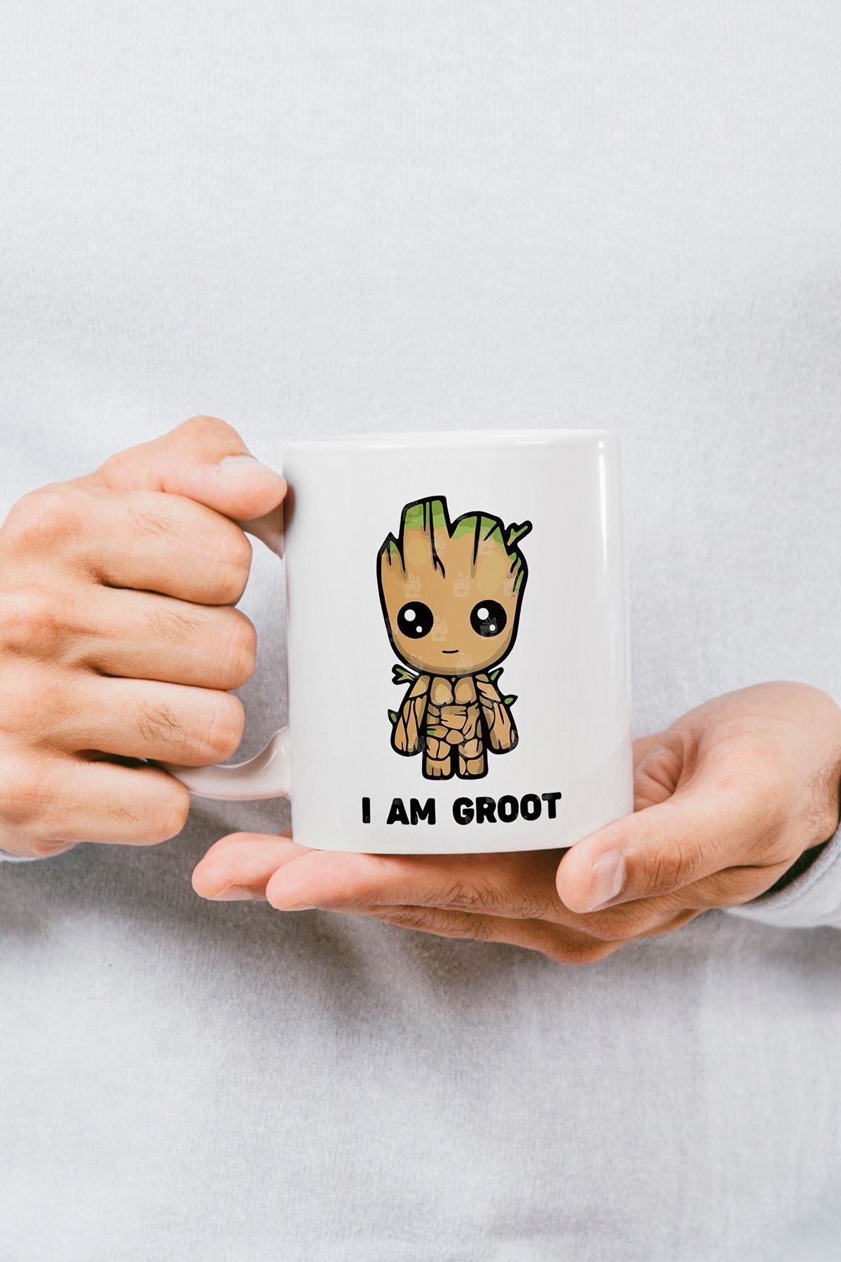 Yılbaşı Hediyesi "ı Am Groot" Marvel Baskılı Kupa Bardak