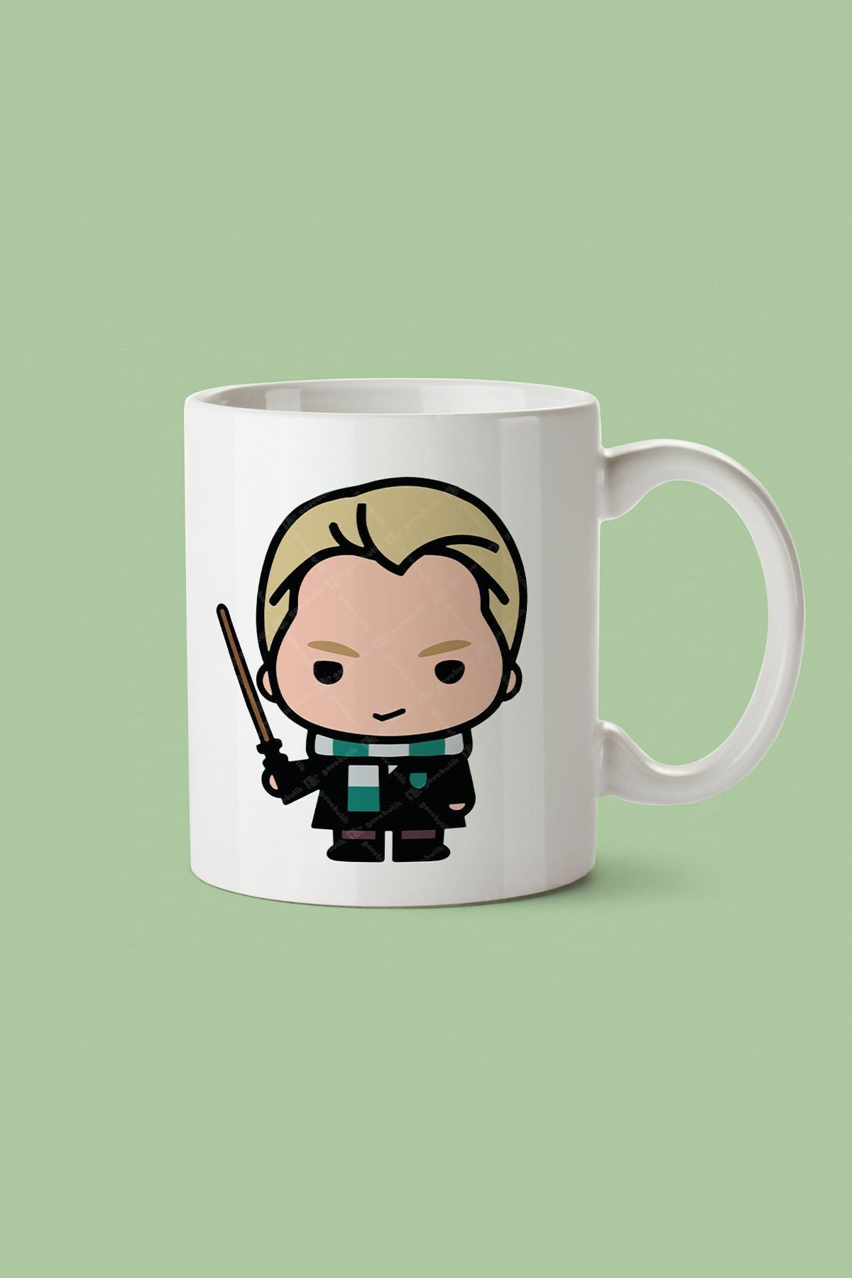 Öğretmenler Günü Hediyesi Malfoy Baskılı Kupa Bardak - Harry Potter