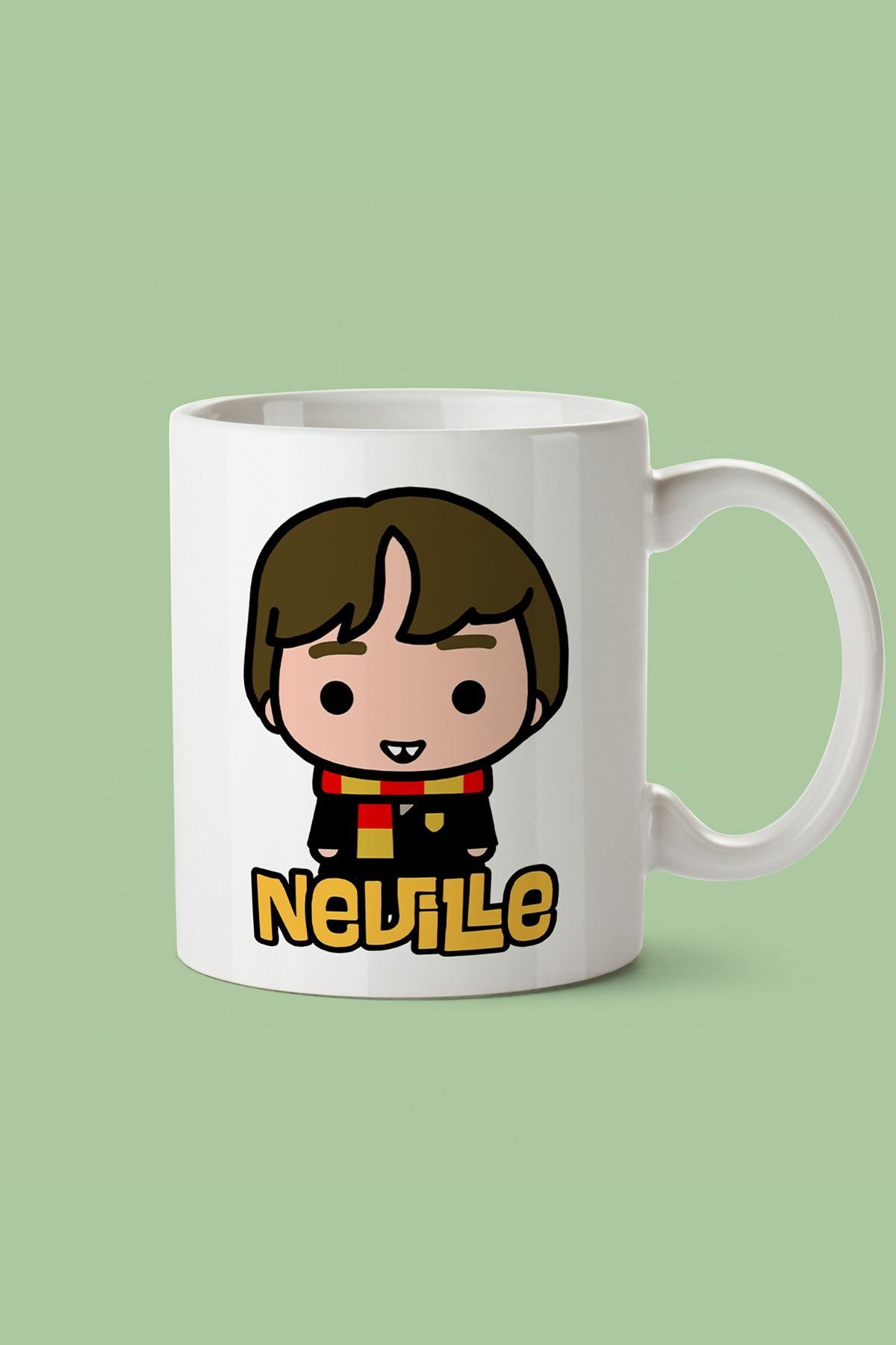 Öğretmenler Günü Hediyesi Neville Baskılı Kupa Bardak - Harry Potter