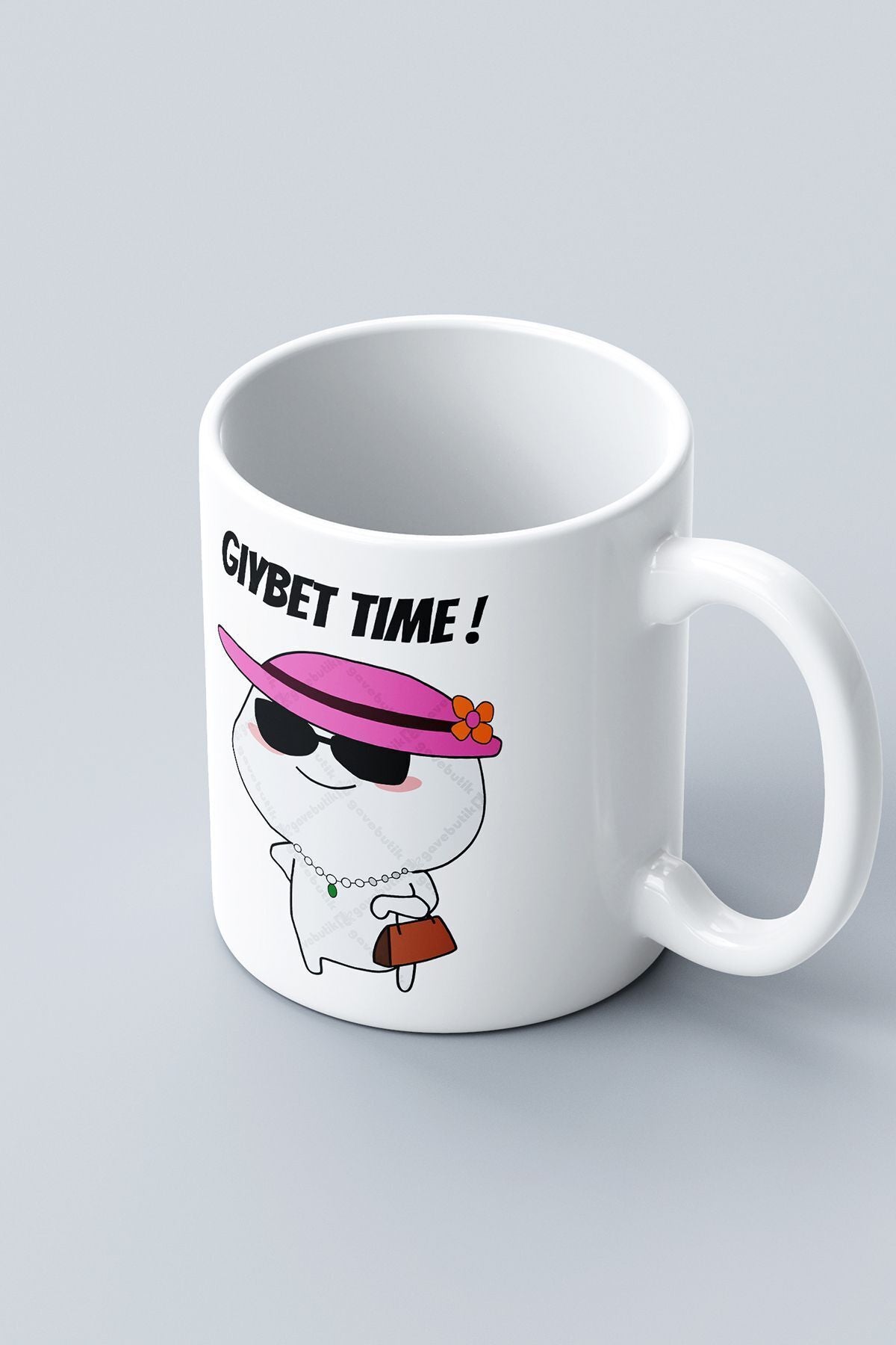 "gıybet Time" Baskılı Kupa Bardak - Sevgililer Günü Hediye