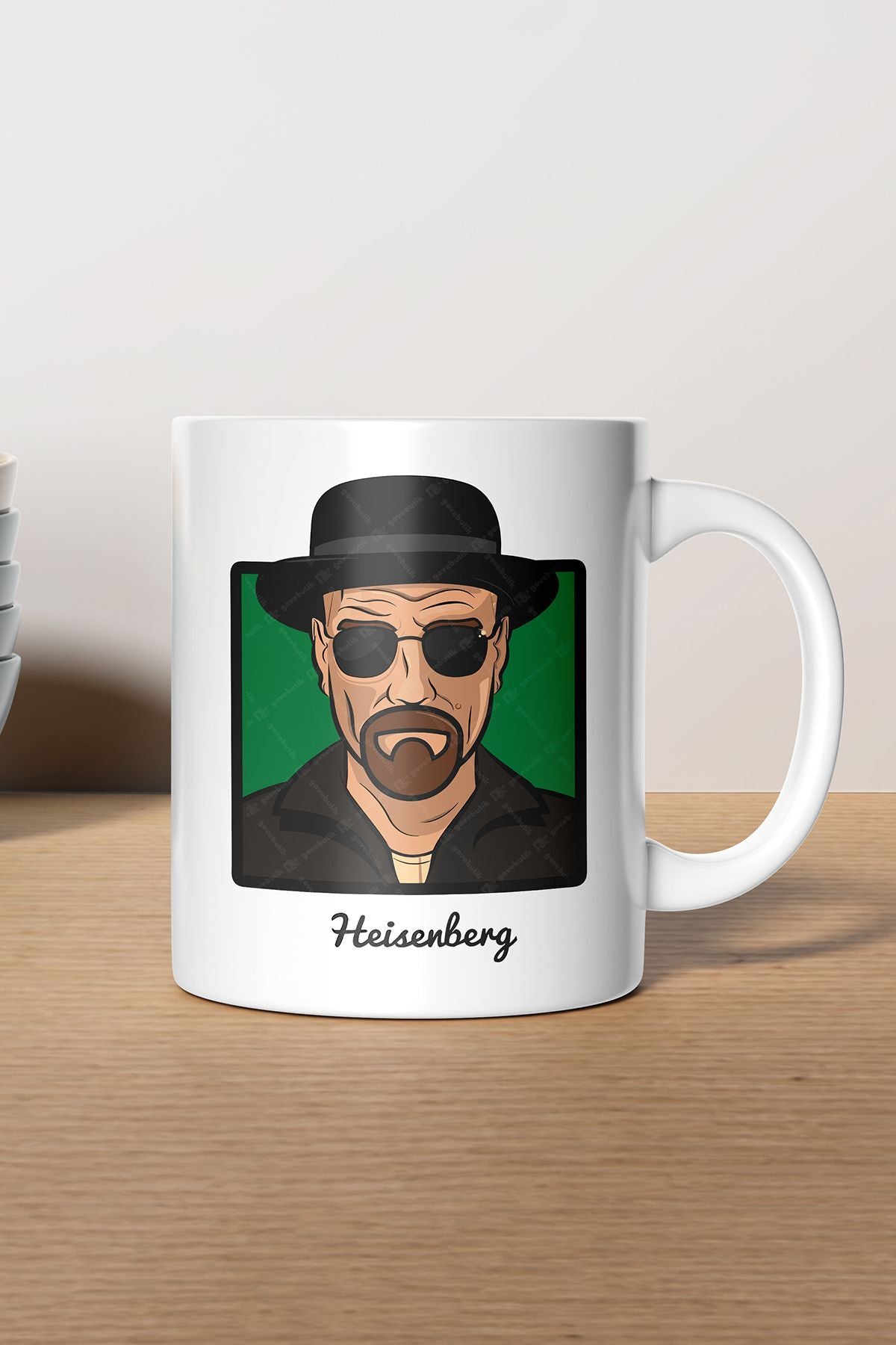 "heisenberg" Breaking Bad Baskılı Kupa Bardak - Sevgililer Günü Hediye