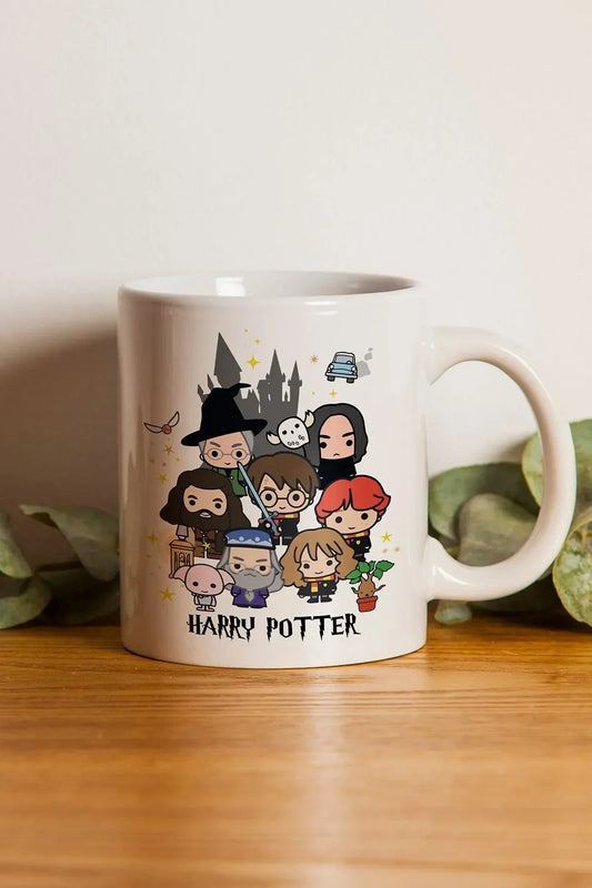 Yılbaşı Hediyesi Harry Potter Hogwarts Ve Tüm Karakterler Baskılı Kupa Bardak