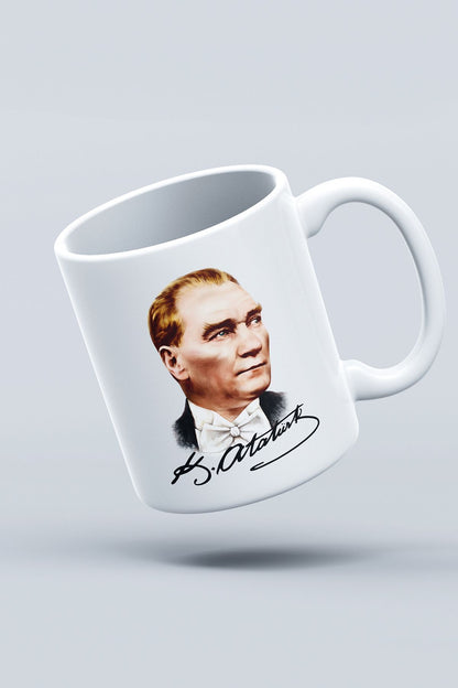 Öğretmenler Günü Hediyesi Atatürk Baskılı Kupa Bardak