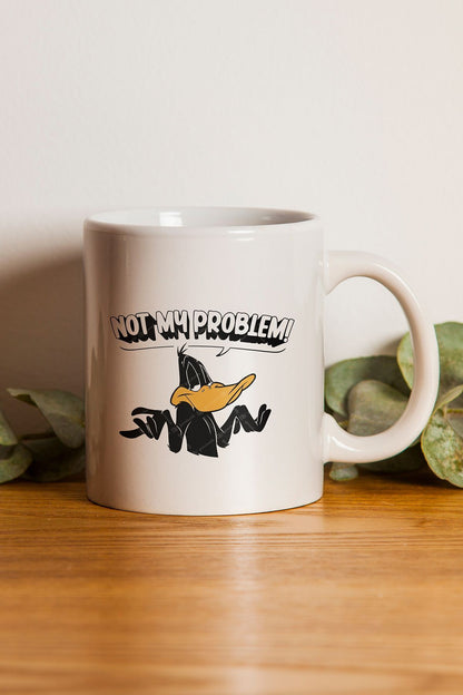 "not My Problem" Duffy Duck Baskılı Kupa Bardak - Sevgililer Günü Hediye