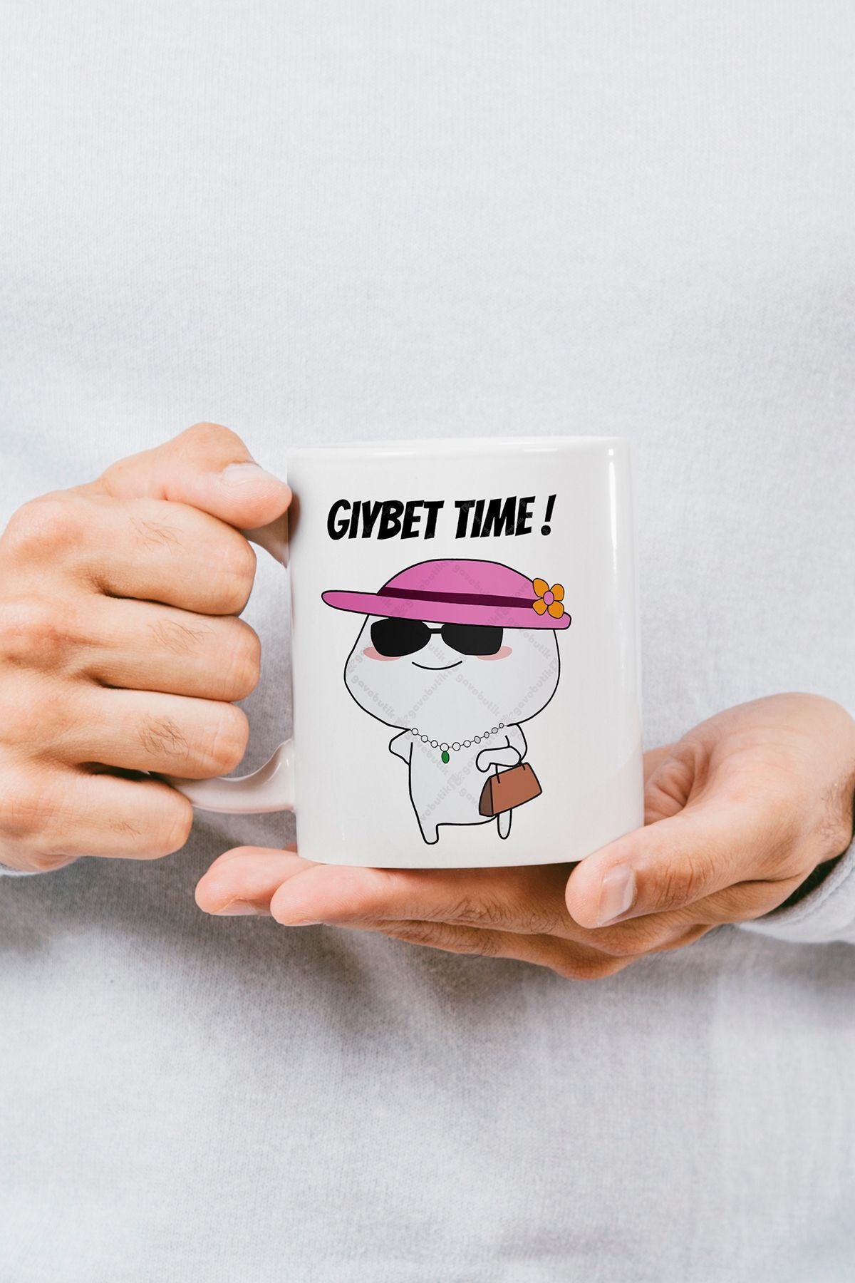 "gıybet Time" Baskılı Kupa Bardak - Sevgililer Günü Hediye