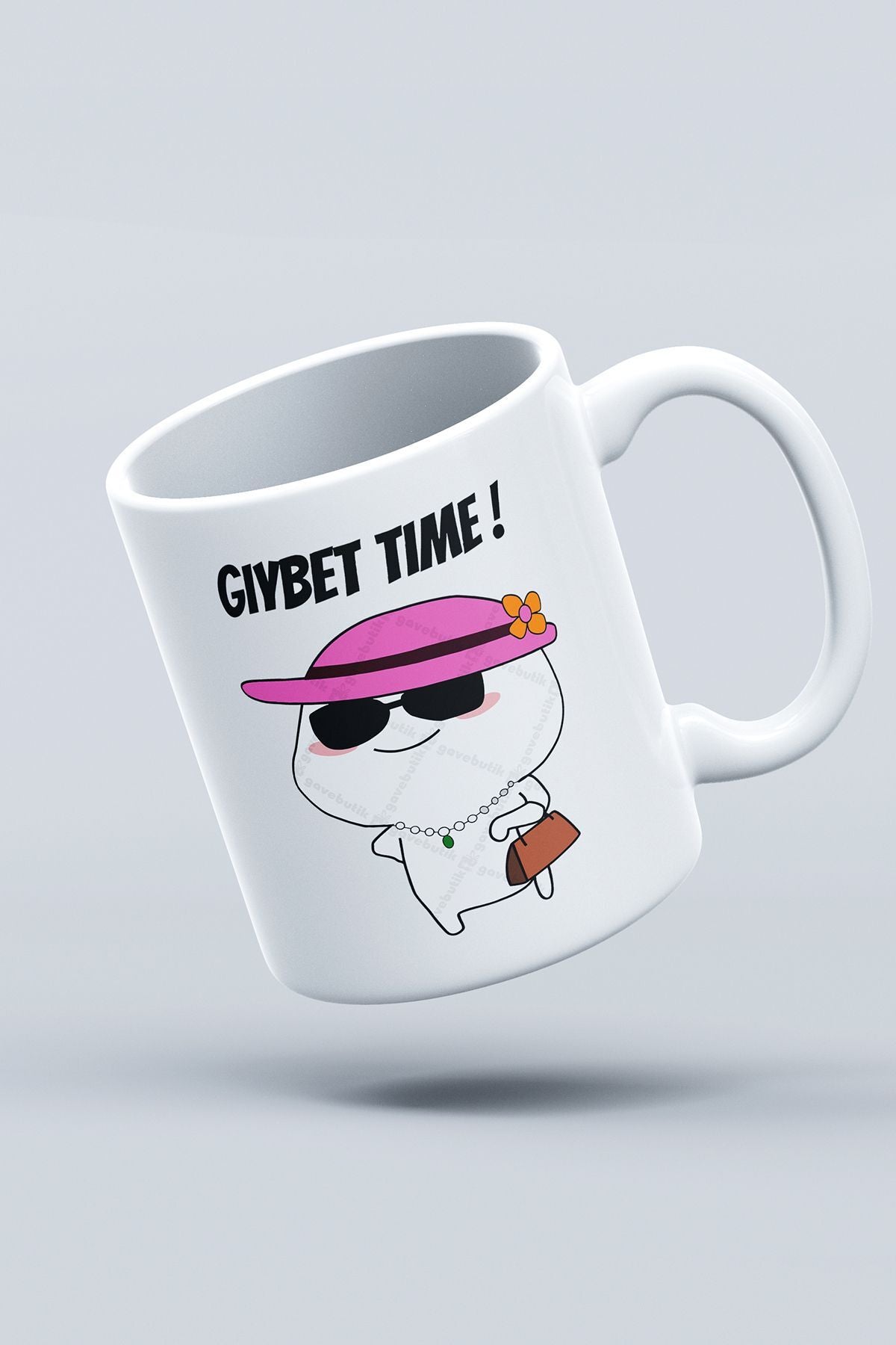 "gıybet Time" Baskılı Kupa Bardak - Sevgililer Günü Hediye