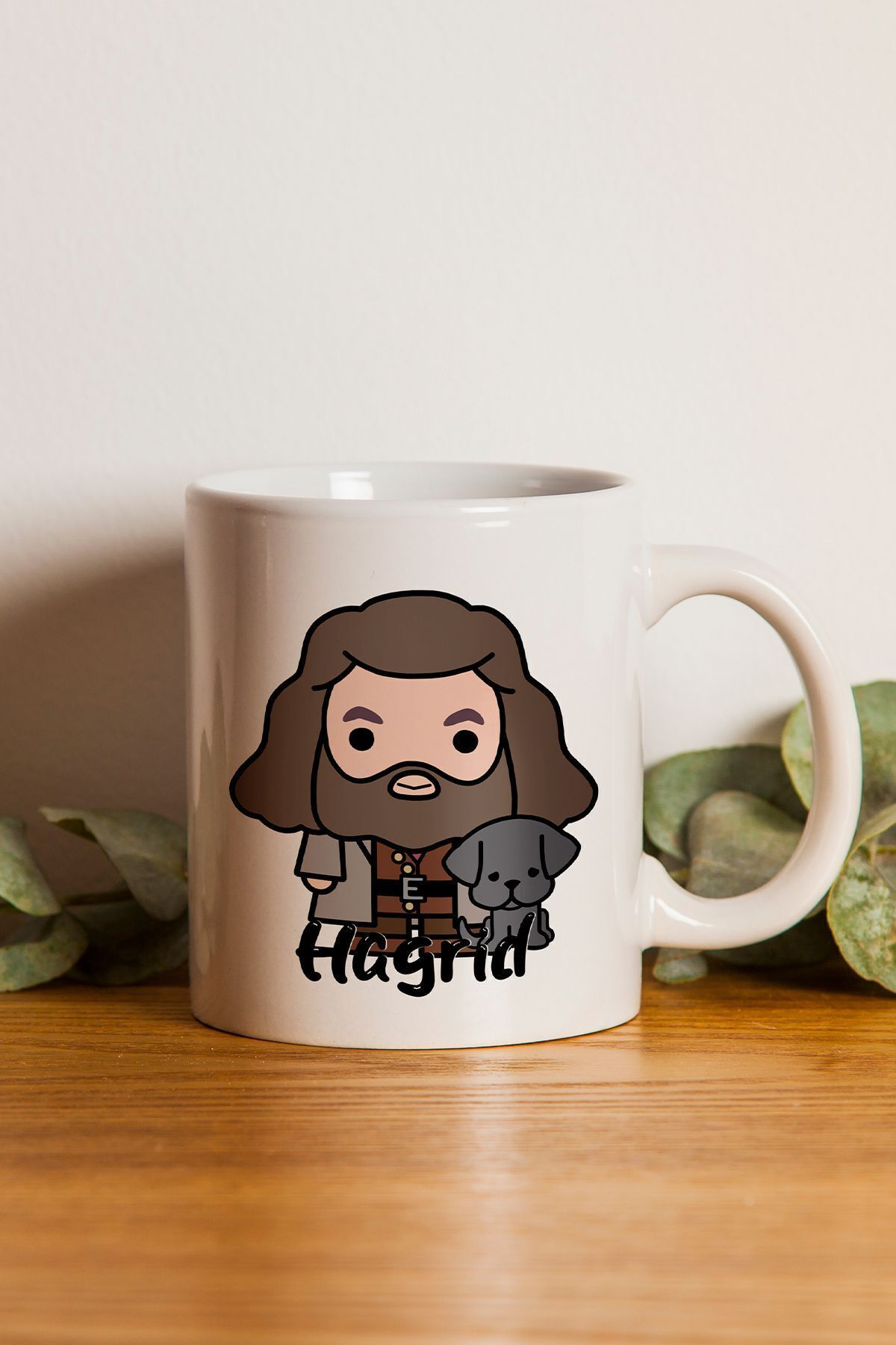 Öğretmenler Günü Hediyesi Hagrid Baskılı Kupa Bardak - Harry Potter
