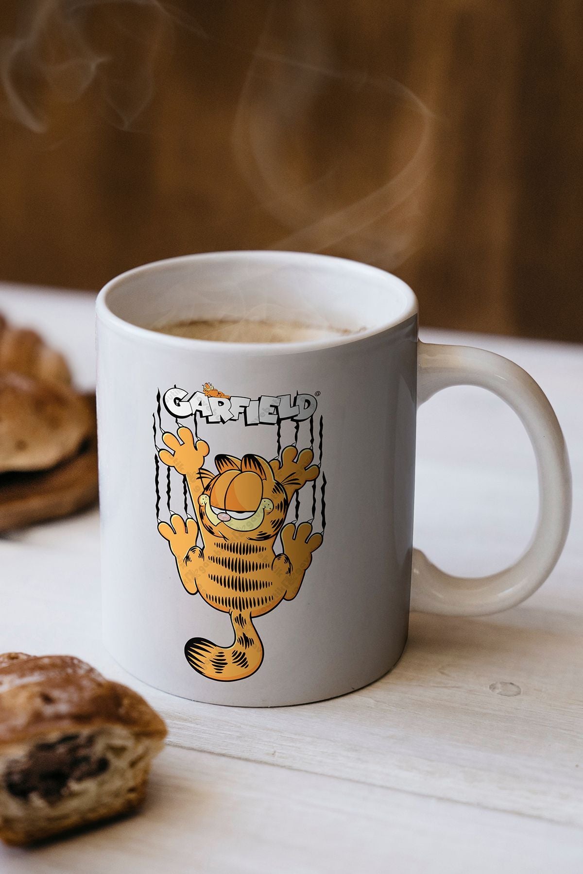 "garfield" Baskılı Kupa Bardak - Sevgililer Günü Hediye