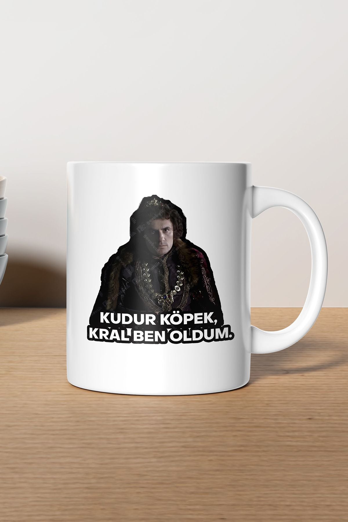 "Kudur Köpek Kral Ben Oldum." Prens Repliği Baskılı Kupa Bardak