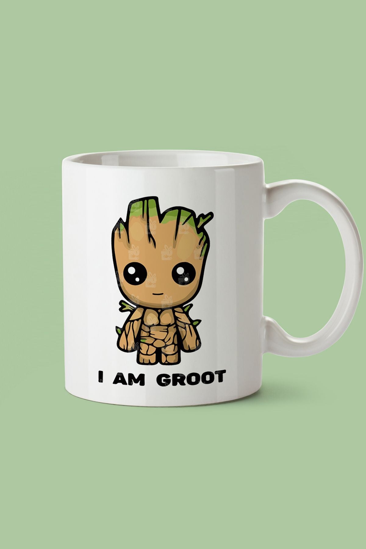 Yılbaşı Hediyesi "ı Am Groot" Marvel Baskılı Kupa Bardak