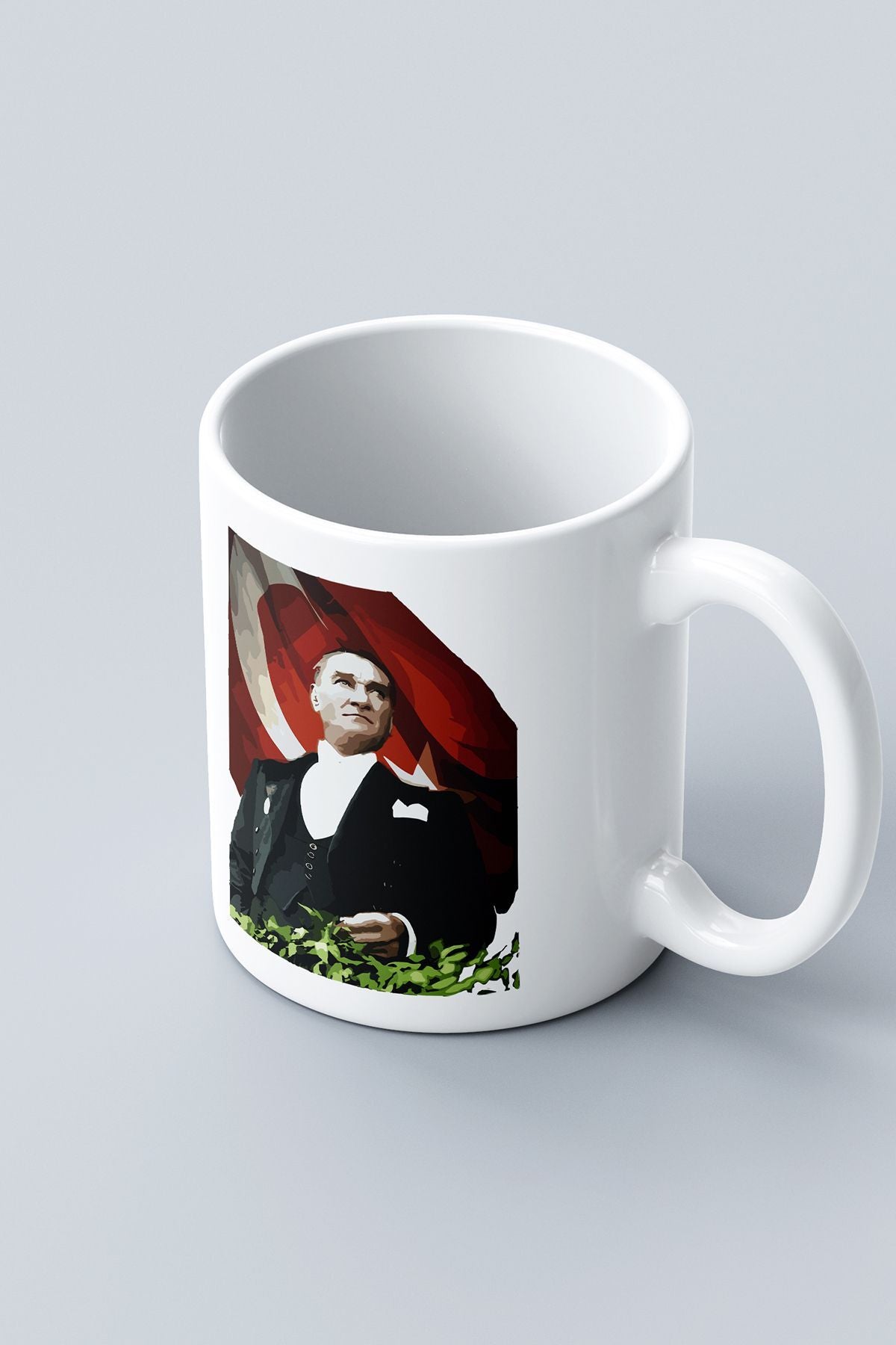 "Atatürk" Baskılı Hediyelik Kupa Bardak I