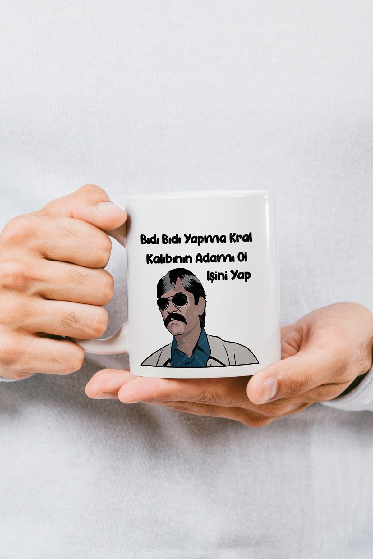 "bıdı Bıdı Yapma Kral" Kurtlar Vadisi Baskılı Kupa Bardak - Sevgililer Günü Hediye