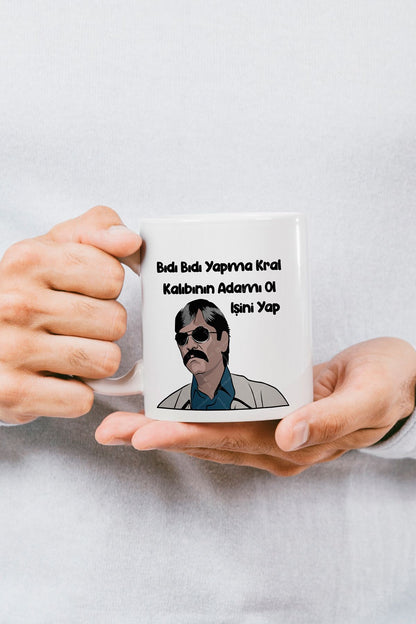 "bıdı Bıdı Yapma Kral" Kurtlar Vadisi Baskılı Kupa Bardak - Sevgililer Günü Hediye