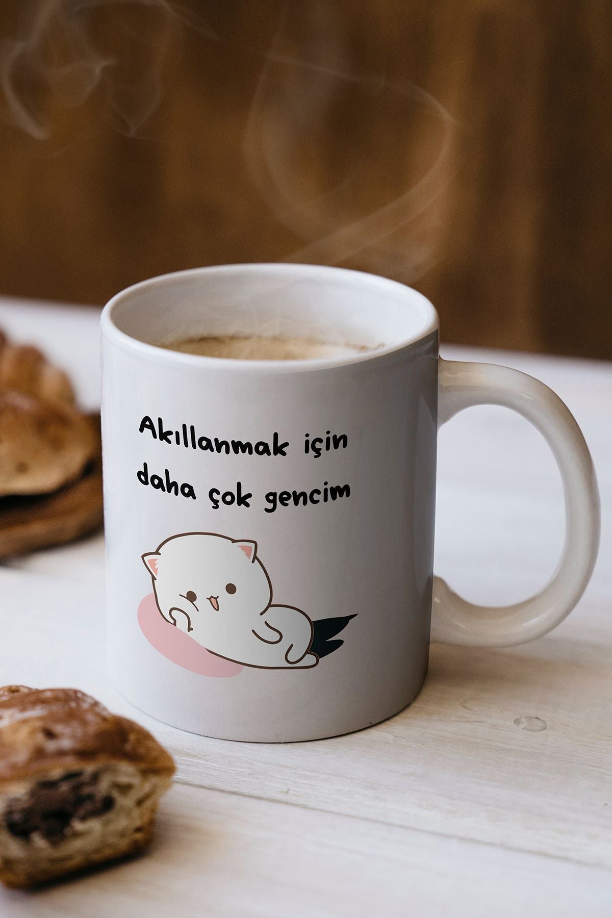 "akıllanmak Için Daha Çok Gencim" Baskılı Kupa Bardak - Sevgililer Günü Hediye
