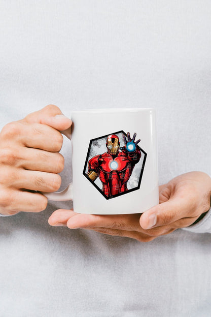 "ıron Man" Baskılı Kupa Bardak Marvel - Sevgililer Günü Hediye