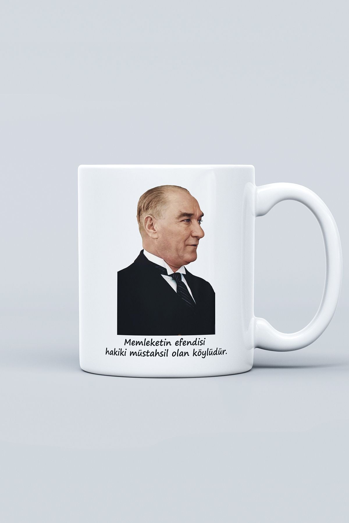 "Atatürk" Baskılı Hediyelik Kupa Bardak E
