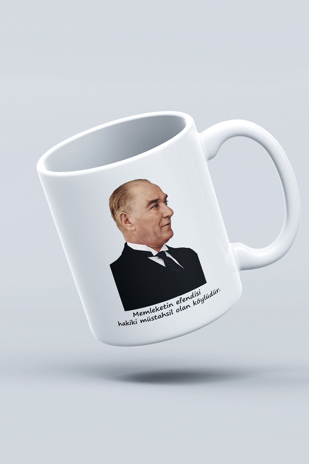 "Atatürk" Baskılı Hediyelik Kupa Bardak E