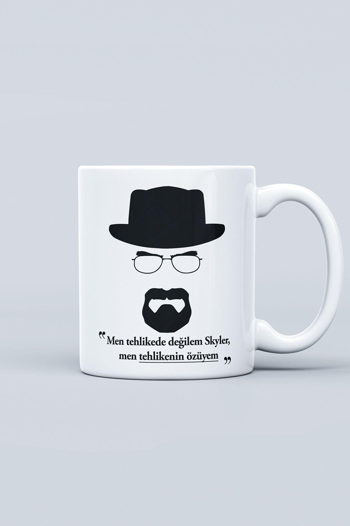 "men Tehlikede Değilem Skyler" Breaking Bad Baskılı Kupa Bardak - Sevgililer Günü Hediye