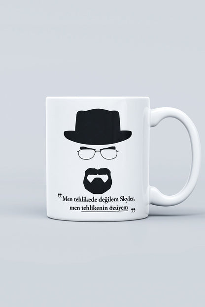 "men Tehlikede Değilem Skyler" Breaking Bad Baskılı Kupa Bardak - Sevgililer Günü Hediye