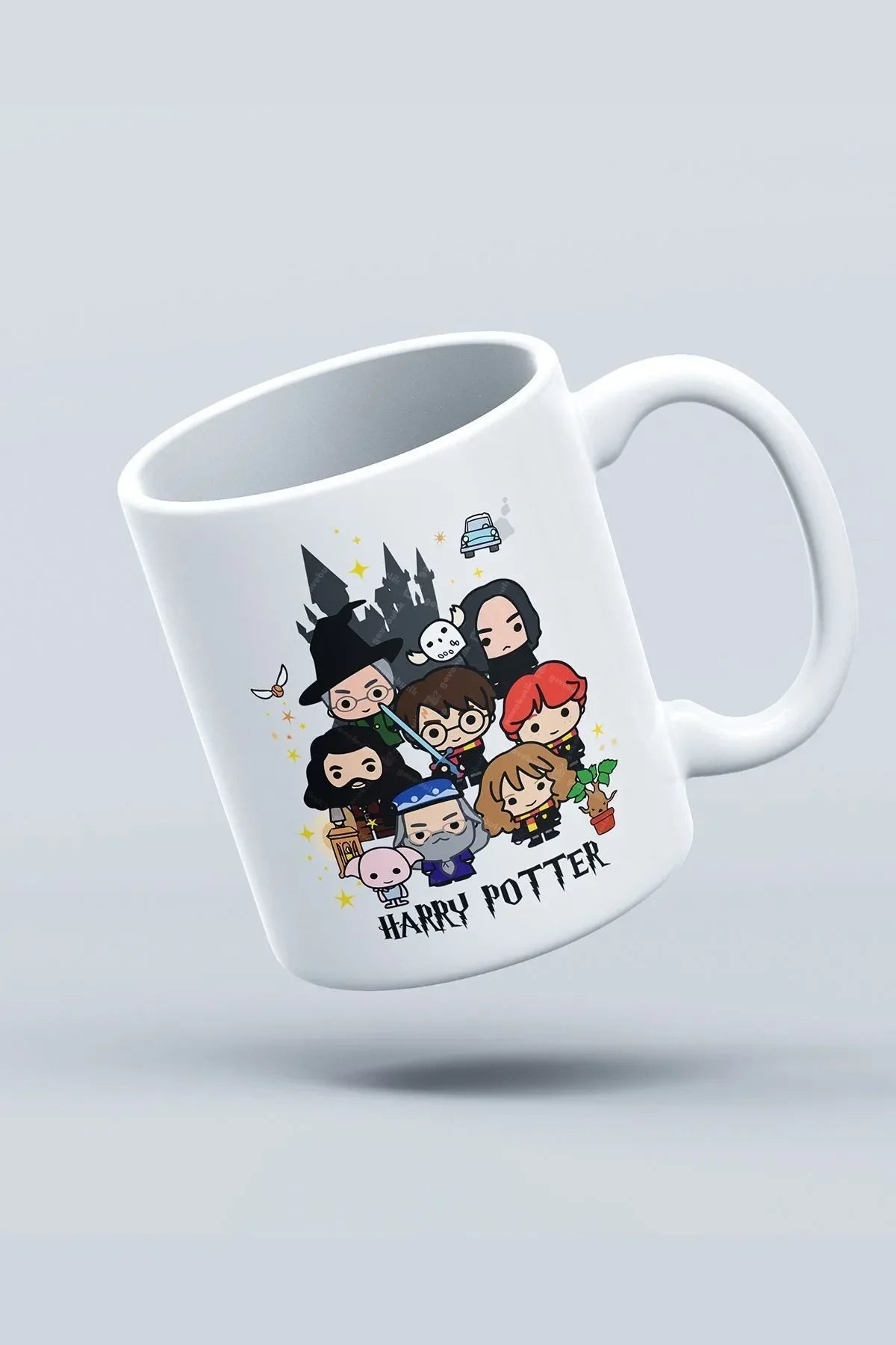 Yılbaşı Hediyesi Harry Potter Hogwarts Ve Tüm Karakterler Baskılı Kupa Bardak