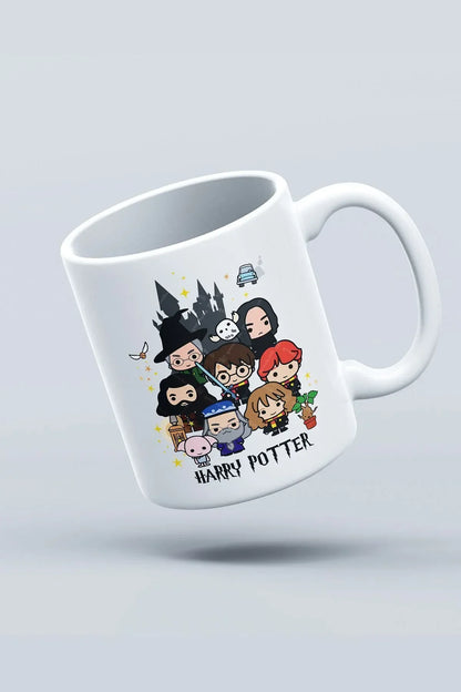 Yılbaşı Hediyesi Harry Potter Hogwarts Ve Tüm Karakterler Baskılı Kupa Bardak