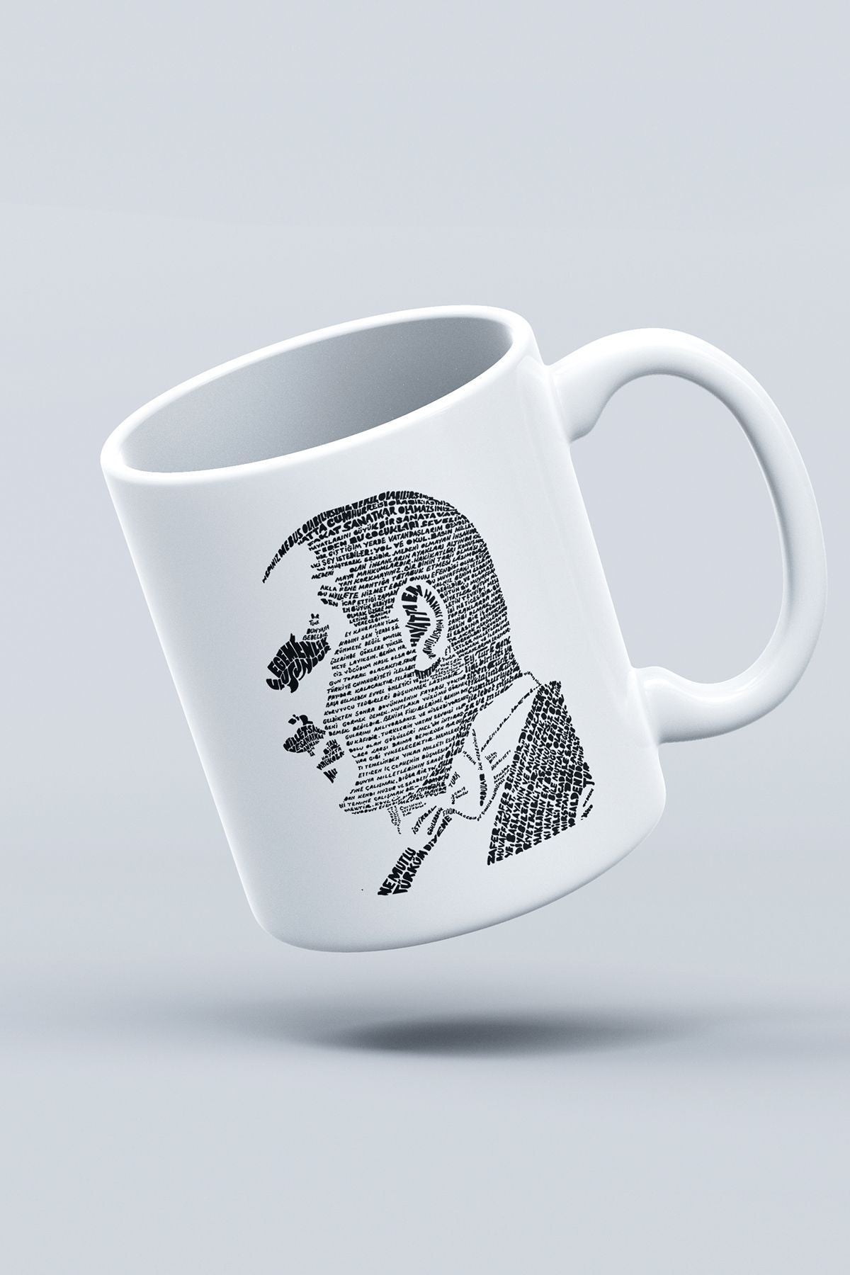 "Atatürk" Baskılı Hediyelik Kupa Bardak H