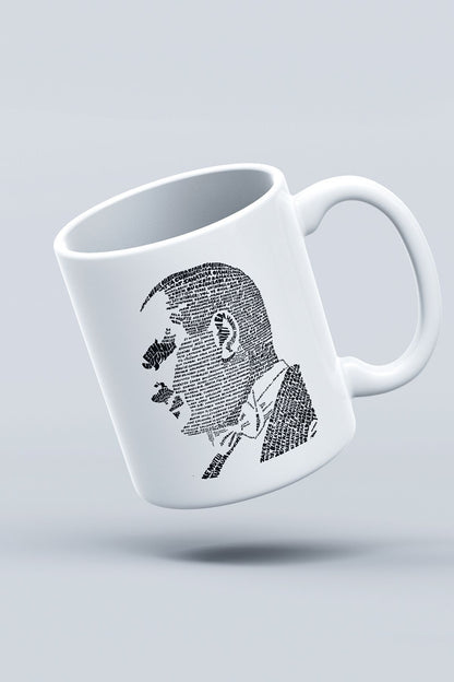 "Atatürk" Baskılı Hediyelik Kupa Bardak H