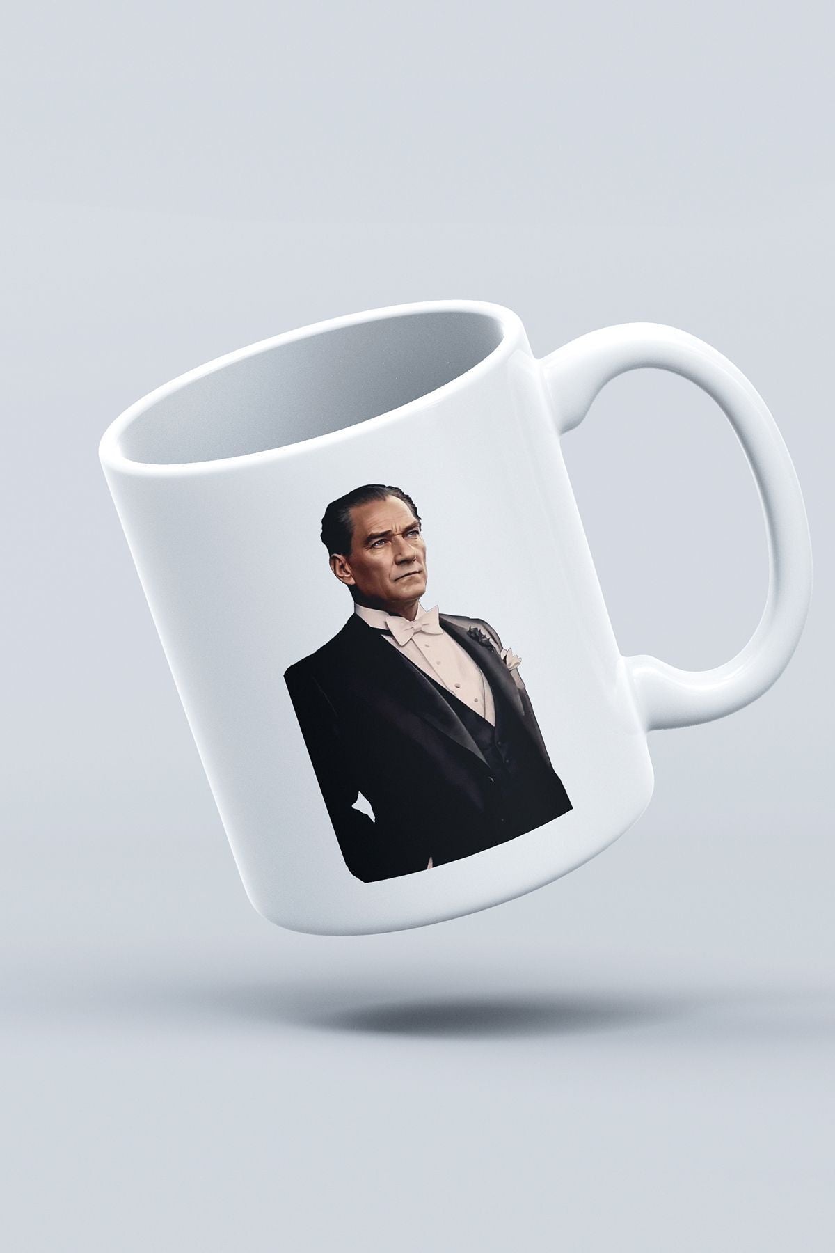 "Atatürk" Baskılı Hediyelik Kupa Bardak J