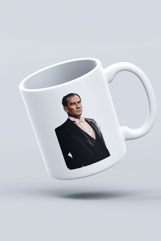 "Atatürk" Baskılı Hediyelik Kupa Bardak J